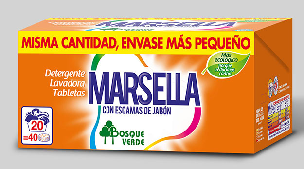 Diseño de packaging para detergentes Bosque Verde