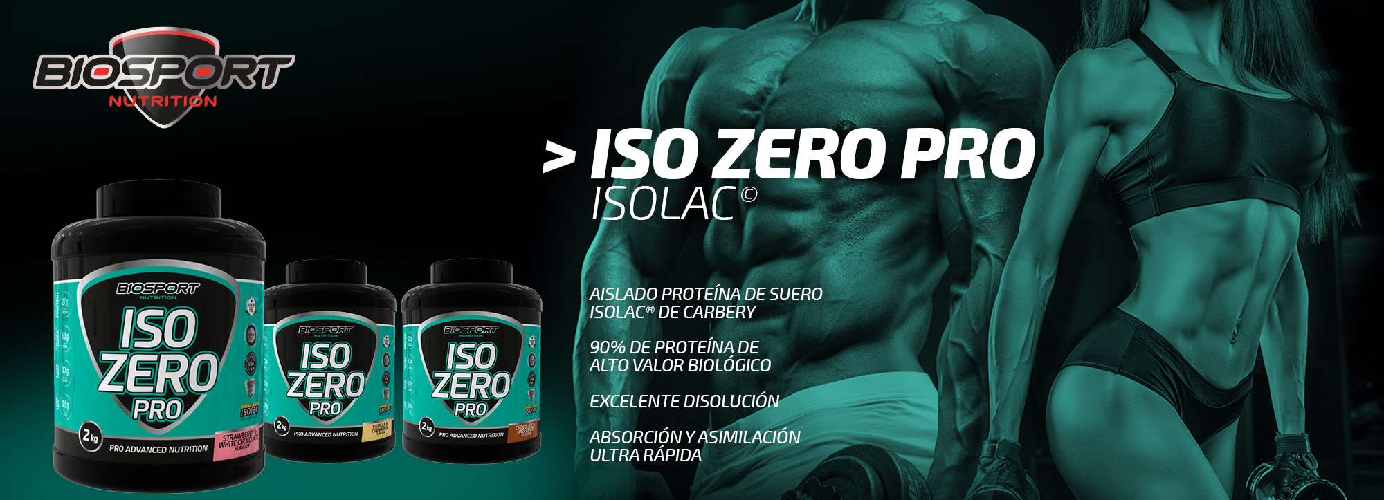 Diseño de branding y packaging Biosport Nutrition