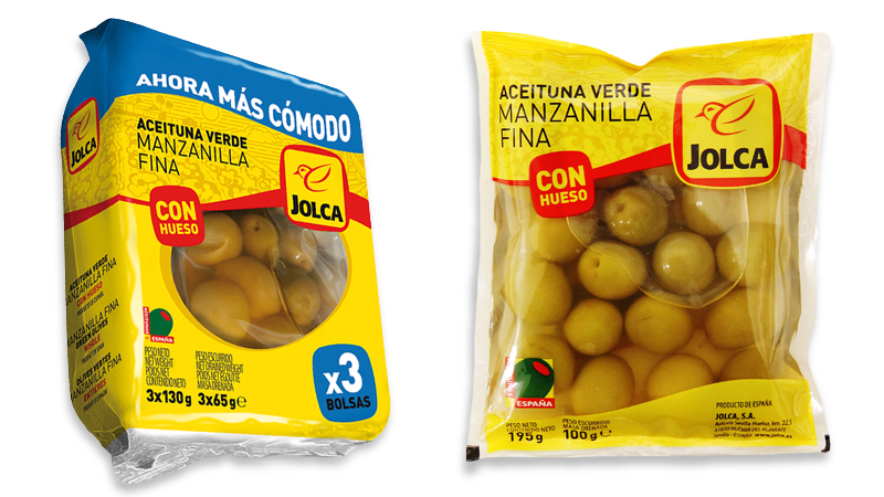 Diseño de packaging para aceitunas