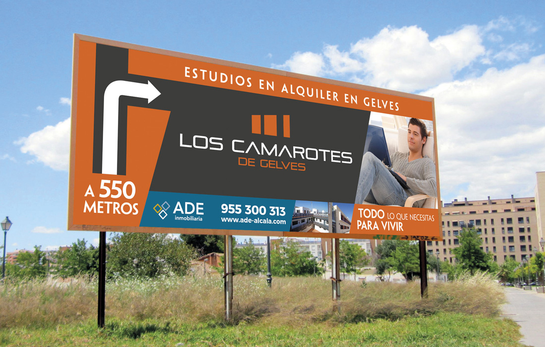 Diseño editorial y publicitario ADE Inmobiliaria