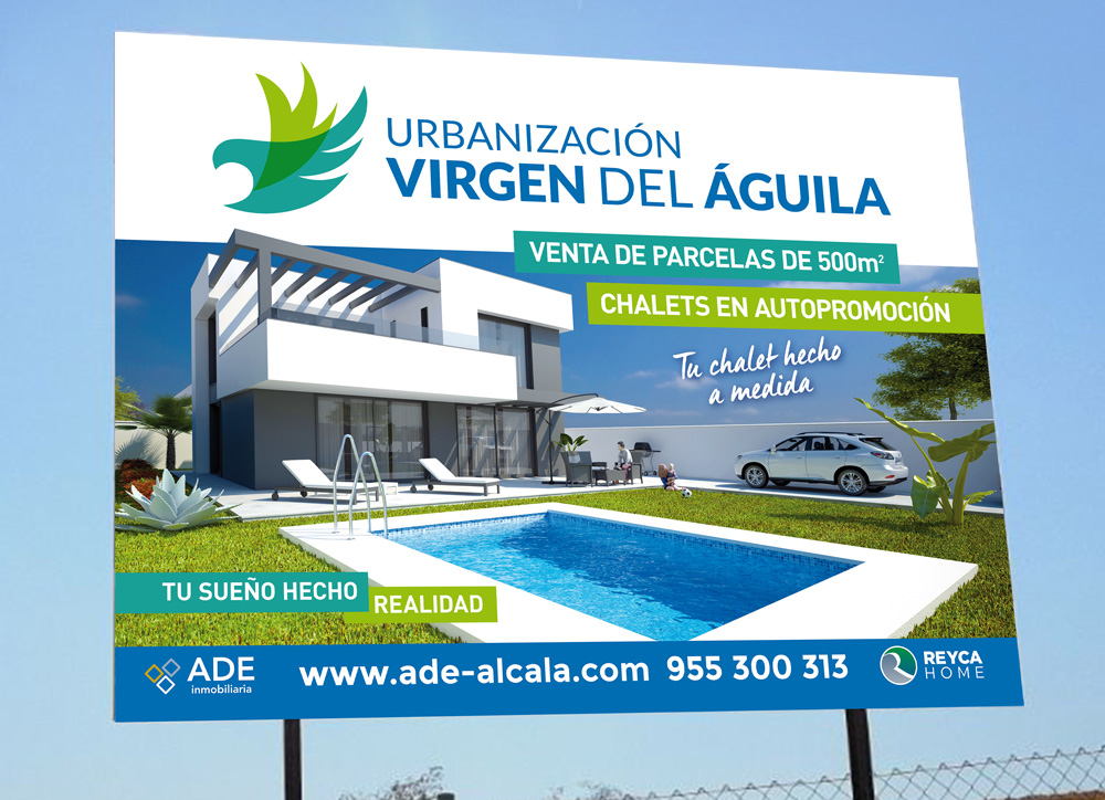 Diseño editorial y publicitario ADE Inmobiliaria