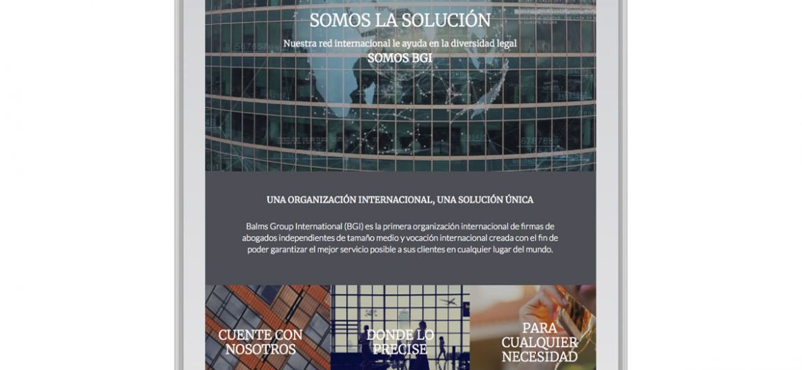 web para abogados